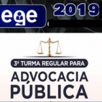 Advocacia Pública (Procuradorias) 3ª Turma- Mege 2019.2
