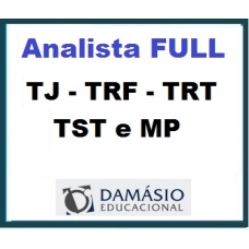 Analista Full – TJ | TRF | TRT | TST e MP Damásio 2019.2