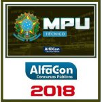 MPU (TÉCNICO ADMINISTRATIVO) PÓS EDITAL – ALFACON 2018.2