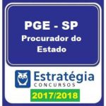 PGE SP (PROCURADOR DO ESTADO) 2017/2018