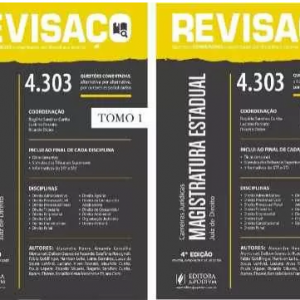 Revisaço Magistratura Estadual Tomo 1 & 2 – 4.303 Questões 2016