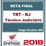 Curso Reta Final Técnico Judiciário TRT-RJ Área Administrativa Ênfase Cursos 2018.1